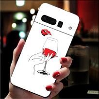 Phone Case For Google Pixel 10 Pro XL 9 Pro XL 9A 8 7 6 Pro Pixel 8A 7A 6A Pixel 8 7 6 5 Red Wine Coffee Pixel 9 Pro XL