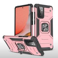 Skirtas Samsung Galaxy A54 5g dėklui atsparus smūgiams automobilio magnetinis šarvas galinis dangtelis, skirtas Samsung A14 A34 žiedinio stovo laikikliui telefono dėklai Fundas For Galaxy A54 5G rožinio aukso spalvos