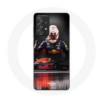Coque Samsung Galaxy A33 5G Formule 1 Max Verstappen Pilote F1 Red Bull RB15 juoda