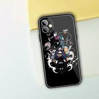 Hollow Knight telefono dėklas, skirtas iPhone 13 12 11 XS X 8 7 6 Plus Mini Pro Max SE 2022 Black PC TPU stiklinis telefono dangtelis iPhone 13