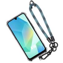 Case for Samsung Galaxy A16 5G/4G with Removable Lanyard Blue - BOOLING skaidri