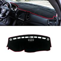 Car Dashboard Avoid light Pad Instrument Platform Desk Cover Mats Carpets Accessories For Jeep Compass MP M6 2017 2018 2019 2020