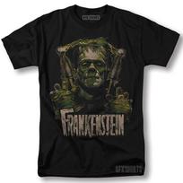 Frankenstein Shirt Horror Movie Vintage Graphic Design T-Shirt 2XL