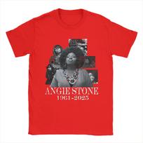 RIP Angie Stone Memory T-Shirt for Men Singer 1961-2025 Music Funny Cotton Tee Short Sleeve T Shirt 4XL 5XL 6XL merchandise S