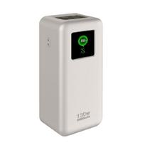 Nešiojamas silikoninis dėklas-apsauga 20000 mAh 130 W maitinimo blokui, smūgiams atsparus, lengvas dizainas, mova pilka spalva