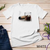 Cigar and Bourbon T shirt Great for Lounge Lovers S balta