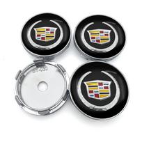 Car Wheel Center Cap Logo Hub Cover Badge Emblem For Cadillac CT5 CT6 CTS Seville ATS CT4 XTS Celestiq Ciel Escala SRX XT4 XT5 XT6 XLR ELR Elmiraj EXT juoda