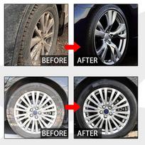 Wheel And Tire Cleaner Coating Wax Car Detailing Rust Remover Fast-Acting Rim Cleaner Car Cleaning Supplies Tire Cleaner Wax Italy