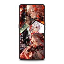 Phone Case For Realme 12 11 10 9 8 5G 7 6 GT5 GT3 GT2 Pro Plus C21 C11 C25 C35 GT Neo 2 3 3T 5 Cover Genshin impact ayato Realme GT Neo 3