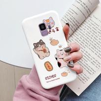 For Samsung Galaxy S9 S 9 Plus Cover Cute Cartoons Heart Cat Soft Silicone Shockproof Phone Case For Samsung S9 S9+ Funda Bumper S9 Plus
