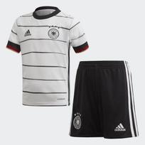 Adidas 2020 Europos taurės Vokietijos komandos namų rinkinys mažam berniukui sirgaliui, futbolo marškinėliai trumpomis rankovėmis FS7594 98