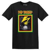 Men's Bad Brains Capitol Strike On Black T-shirt Medium Black 3XL