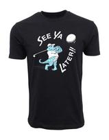 Unisexs Golf See You Later Crock T Shirt S