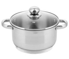 Puodas su storu dugnu 9 sluoksnių nerūdijantis plienas indukcija dujos 4.6L 22cm Zilner Zl-7306
