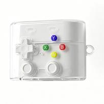 Transparent Earphone Case  For Sony WF-1000XM6 Retro Gamepad Design TPU Earphone Cover 3D Buttons Shockproof Protective Shell