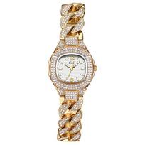 Light Luxury Exquisite Full Diamond Bracelet Watch Women'S Fashion Trend Shining Gypsy Star Personalized Quartz Watch