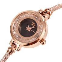 Watch Women'S Simple Temperament Niche Design Light Luxury Diamond-Encrusted Waterproof Women'S Watch