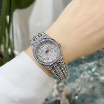 Steel Belt Watch Light Luxury Full Diamond Women'S Watch 9188B
