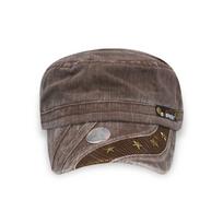 High Quality Outdoor Waterproof Flat-top Cap Anti-UV Pure Color Flat Top Worn-out Hat ruda