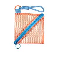 Kawaii Clear Mesh Bag Dopamine Color Change Storage Bag Outdoor Lipstick Cosmetic Bag  Women Girl pilka