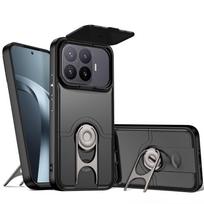 Smūgiams atsparus kietas šarvuotas dėklas-dangtelis skirtas Xiaomi 17T Pro Mi17t 5G Xiaomi17t Xiao Mi 17t Kritimo apsauga Stovas Laikiklis Funda Xiaomi 17T juoda