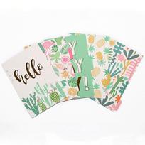 Binders Loose Leaf Separator Page Binder Indexing Cards Binder Index Dividers Binder Index Page A6-Tropical style