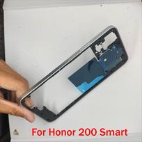 For Huawei Honor X7c / 200 Smart Middle Frame Housing Bezel With Side Button Repair Parts 200 Smart Silver