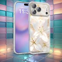 lily Orchid Flower print For iPhone 17,12,11,14,13,15,16,Plus,Air,Pro,Max,E,Mini for Magsafe Magnetic Frosted Phone Case iPhone15plus