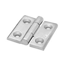 Stainless Steel 304 Heavy-duty Thick Hinge with Strong Heavy-duty Industrial Hinge 40/50/60mm High Load-bearing Capacity 4040 screw hole spacing 25 * 25mm