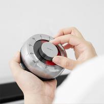 Magnetinis virtuvės laikmatis Skaitmeninis laikmatis Maisto gaminimas dušas Studijų Chronometras LED Skaitliukas Signalizacija Priminimas Rankinis elektroninis atgalinis skaičiavimas šviesiai pilka spalva