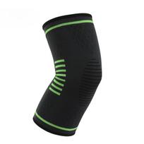High Elastic Three-dimensional Knitted Nylon Sports Kneepads with Breathable and Sweat-absorbent Double Corrugated Silica Gel Kneepads
