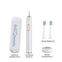 Smart Sonic elektrinis dantų šepetėlis Ultragarsinis IPX7 Įkraunamas dantų šepetėlis 5 režimas Smart Time Whitener dantų šepetėlis Sarmocare