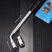 Universal Wrench Tire Iron Nut Wrench Set with Storage Bag Standard Sockets (17/19/21/23mm)Duty Cross Wheel Wrench Removal Tool