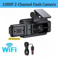 „Wifi“ 3 kanalų vaizdo registratorius, kabinos objektyvas, automobilio DVR, 1080P, vidaus kamera, transporto priemonės įrašymo įrenginys, vaizdo registratorius, juodoji dėžutė 2 Lens