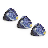 Pack of 3 Professional Guitar Plectrums Celluloid Texture Guitar Accessories Perfect for Acoustic Electric Bass Ukulele