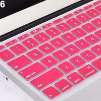 Silikoninė klaviatūros apsauginė plėvelė, dėklas, dangtelis Macbook nešiojamam kompiuteriui rožinė