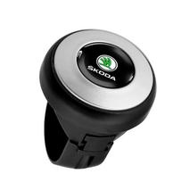 Automobilio vairo stiprintuvas, taupantis jėgas posūkiams, automobilio stilius Skoda Octavia Superb Rapid Kodiaq Karoq Fabia Kamiq Roomster Citigo juoda