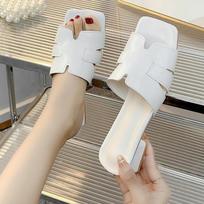 Slippers Women Summer Shoes Flat Luxury Outdoor Beach Flip Flops Female Sandals Trend Brand Design Slides Shoes Woman Slides 36