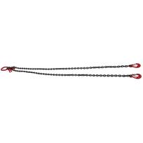 Lifting Chain Sling 2 Hooks Adjustable for Crane Operations 2 Meter 4.75 Tons 8mm