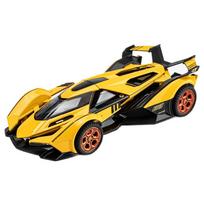 1/32 Lamborghini V12 Vision GT Gran Turismo Superautomobilio Lydinio Modelis Automobilis Diecast Garso ir Šviesos Žaislai Vaikų Transporto Priemonė Dovana Vaikams geltona