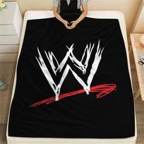 1PC WWE Print Flannel Blanket, High quality All Seasons, Home Decor, Warmth and Comfort, Perfect for Christmas Gifts 80cm x 120cm