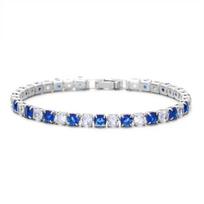 Madingas daugiaspalvis 4 mm cirkonio teniso apyrankė - Elegantiška ir lengvo prabangumo 19cm Bracelet white