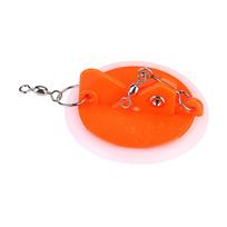 Trolling Disc with White Bottom Diver Fishing Deep Disc Connectors Adjustable for Fishing Angling Bass Mandarin Various Fishes red