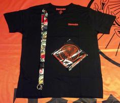 Jägermeister VNeck Tee Bandana Lanyard Sizes Large XLarge or 2XL XXL