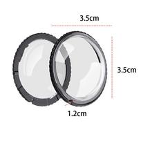 Lens Guards for insta360 X4 Front Back Camera Lens Guards Cap Tempered Glass Glass Protective Cover Sports Camera Accessories