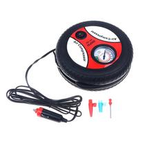 12V Tire Inflator Air Compressor Portable Car Tire Inflator Tire Pressure Gauge For Car Tires Bicycle Air Compressor Accessories black