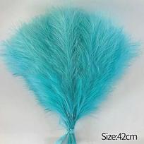 10/20/30PCS Artificial Reed Plants Colorful Simulated Feather Pampas Grass Wedding Landscape Decoration Accessories Floral Props (as the picture,10PCS)