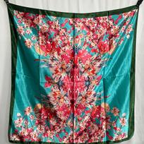 Scarf Luxury Hijab Square Bandana Handkerchief Satin Scarves Woman Headscarf Fashion Turban Soft Shawl Female Daily Head Decor 90x90cm