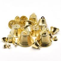 50 vnt. Vėjo varpelis Auksinis Mažas Varpelis PASIDARYK pats Rankdarbiai Mažas Ragelis Gingle Bell Jingle Bell Vestuvės 11mm