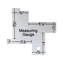 Sewing Seam Thickness Gauge Patchwork Ruler Clothing Tailor Design Measuring Tool Craft DIY Sewing Accessories